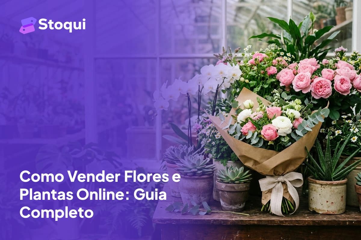 Arranjo de flores frescas e plantas em vasos para venda online em floricultura virtual